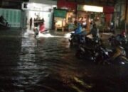 Hujan Disertai Angin Kencang, Sebagian Kota Siantar Kebanjiran