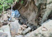 Saluran Irigasi Bah Hunian Longsor,Butuh Perbaikan