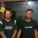 2 Pelaku Ninja Sawit Digiring Ke polres Simalungun Untuk Diproses Sesuai  Dengan Hukum Yang Berlaku
