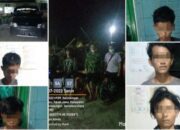 Lima Pelaku Pencurian Tandan Buah Sawit(TBS) Digiring Ke Polres Simalungun