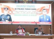 Polres Tanah Karo Menerima Kedatangan Anggota Komisi III DPR RI di Mapolres Tanah Karo