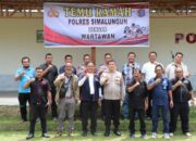 Kapolres Simalungun Temu Ramah Dengan Insan Pers,AKBP Ronald Ajak Elemen Masyarakat Tetap Menjaga Harkamtibnas