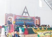 Wabup Humbahas Bersama  Kepala Badan Siber dan Kepala Sandi Negara Hadiri Wisuda UNTA