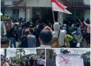 Warga Gurilla UNRAS ke Gedung DPRD Siantar, Tangkap Satpam PTPN III