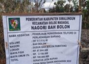 Disinyalir Pangulu Bahbolon Tilep Biaya  Batu Sertu,Gilas dan Pasir uruk
