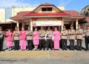 Kapolres Siantar Pimpin Upacara Sertijab Kabag Ops Kasat Samapta dan Tiga KapolsekDan T