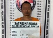 Residivis Narkotika Kembali Diringkus Satnarkoba Polres Pematangsiantar
