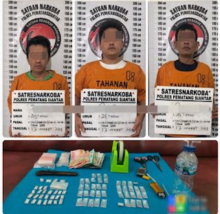 Seru Sindikat Pengedar Sabu Kampung Karo Digulung Polres Pematangsiantar Saat Kemas Paket Sabu