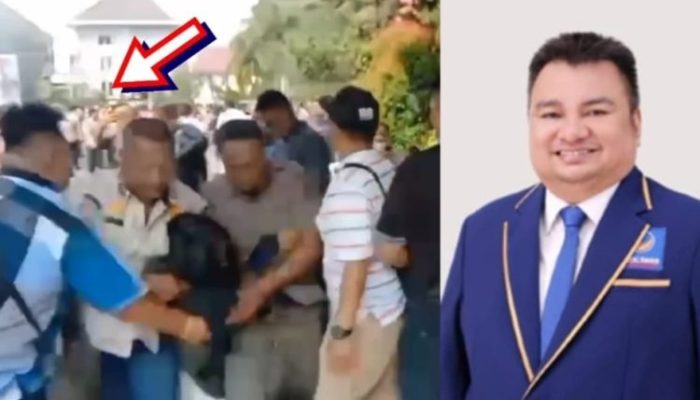 Aksi Kekerasan Salah Satu Seorang Anggota DPRD Robin Manurung Terkait Pemukulan Terhadap Mahasiswa