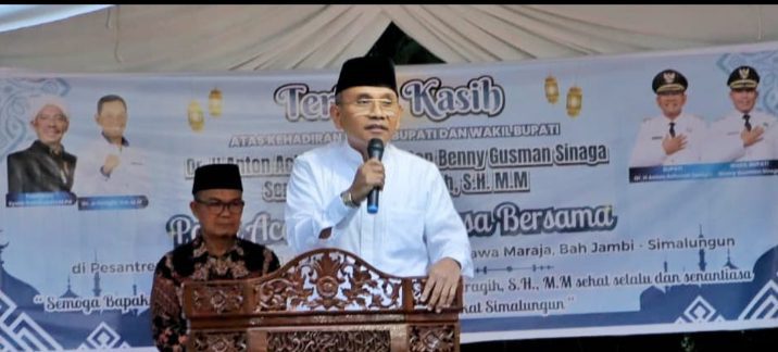 Bupati dan Wakil Bupati Simalungun Berbuka Puasa Bersama di Pesantren Darul Hikma Bekerja keras Kemanuan Masyarakat Simalungun
