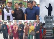Bupati Simalungun dan Ketua TP PKK Hadiri Peresmian Monumen Raja Sangnawaluh Damanik