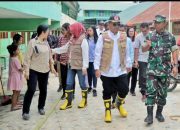 Tinjau Lokasi Banjir di Kecamatan Dolok batu Nanggar, Bupati Pemkap Simalungun Akan Lakukan Penanganan Banjir Jangka Pendek