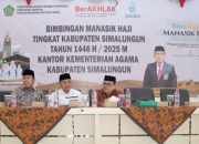 Hadiri Manasik Haji, Bupati Simalungun Berpesan Agar Jaga Kesehatan