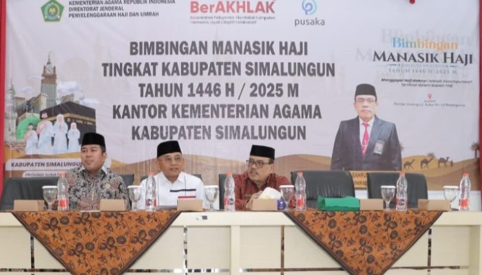 Hadiri Manasik Haji, Bupati Simalungun Berpesan Agar Jaga Kesehatan