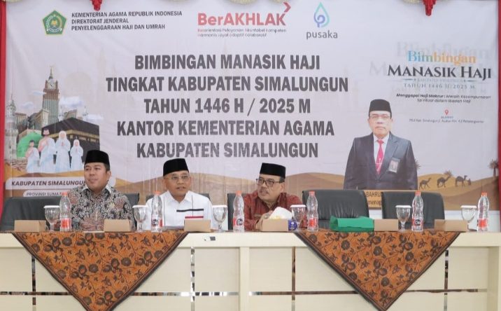 Hadiri Manasik Haji, Bupati Simalungun Berpesan Agar Jaga Kesehatan