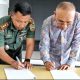 Untuk Mempercepat Pencapayan Pembangunan Insfratuktur Jalan dan Jembatan Bupati Simalungun Tandatangani Nota Kesepakatan Dengan Dandim 0207/Sml