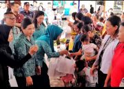 Tinjau Pelaksanaan Posyandu, Ny Darmawati Anton Achmat Saragih Motivasi Kader Posyandu Agar Tetap Semangat Memberi Pelayanan
