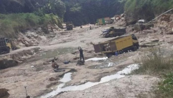 Gawat Diduga Ningsih Pengusaha  Galian C illegal di Kerasaan 1 Seakan Kebal Hukum