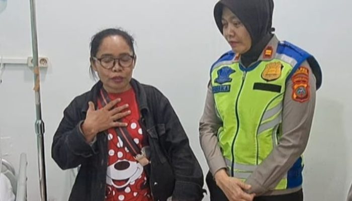 Diduga Kebut-Kebutan Remaja Tabrak Motor di Depan RSUD Djasamen Saragih