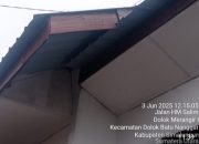 Baru Selesai Dikerjakan Proyek Rehabilitasi SMPN-1 Dolok batunanggar Senilai 1,5 M Sudah Mengalami Keretakan
