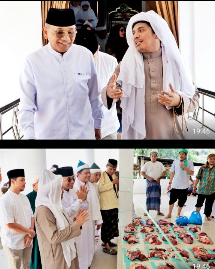 Bupati Simalungun Didampingi Kapolres Dan Kajari Serahkan Hewan Qurban Dari Presiden RI
