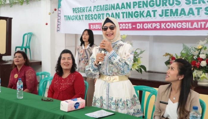 Ketua TP PKK Kabupaten Simalungun Ny Darmawaty Anton Achmat Saragih Ajak Inang GKPS Bisa Menjadi Agen Positip di Lingkungan Masing-Masing