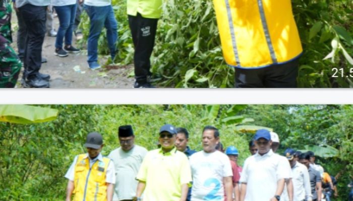 Untuk Kenyamanan Masyarakat Bupati Simalungun Bersama Wakil Bupati Gotongroyong Bersihkan Jalan Lintas Raya-Silou Kahean