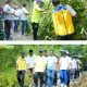 Untuk Kenyamanan Masyarakat Bupati Simalungun Bersama Wakil Bupati Gotongroyong Bersihkan Jalan Lintas Raya-Silou Kahean