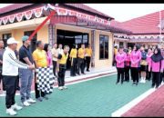 Dalam Rangka HUT Bhayangkara Tahun 2025 Bupati Simalungun Lepas Gerak Jalan Santai
