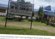 Kepala SMP-1Gunung Malela Miskinksn Para Gurunya dan Suswa-Siswinya