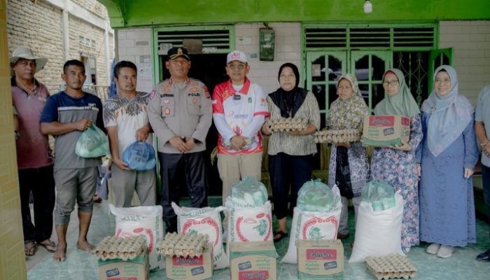 Bupati Simalungun Bersama Kapolres dan Dandim/0207 Sml Tinjau Rumah Warga yang Rusak Pasca Bencana Angin Puting Beliung