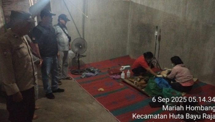 Respon Cepat Polsek Tanah Jawa Tangani Penemuan Mayat di Huta Bayu