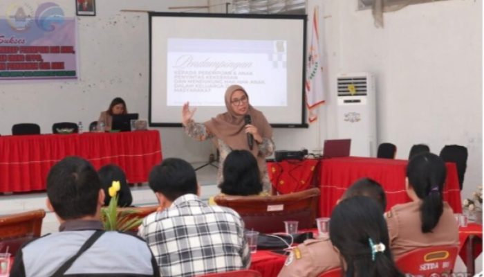 Dinas P5A  Melaksanakan Sosialisasi Pencegahan Kekerasan Terhadap Perempuan dan Anak Serta Perkawinan Usia Anak