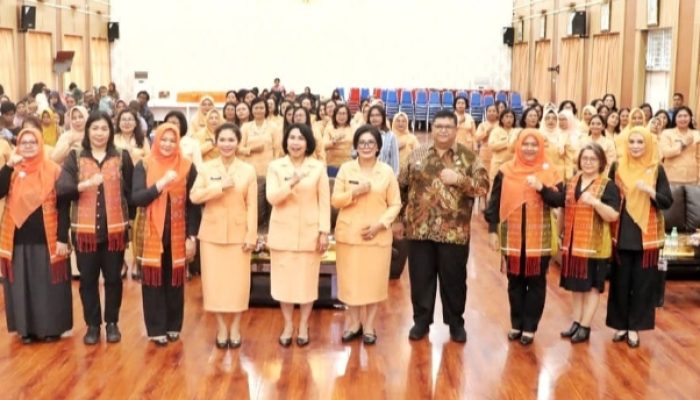 Kunjungan Kerja DWP Sumut di Kabupaten Simalungun Motivasi dan Beri Semangat Baru