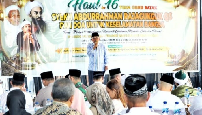 Bupati Simalungun Bersama Wakil Bupati Hadiri Haul ke -16 Tuan Guru Batak Seyhk  Abdurahman Rajagukguk QS Doa Keselamatan Bangsa Menggema di Serambi Babusalam