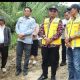 Tinjau Jalan Propinsi Akibat Longsor Bupati Simalungun Perintahkan Kadis PUTR Lakukan Perbaikan Sementara