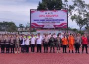 Kapolres Simalungun Pimpin Apel Kesiapan Tanggap Darurat  Bencana Tegaskan Sinergi TNI Polri dan Steckholder Untuk  Lindungi Masyarakat Dari Cuaca Ekstrem
