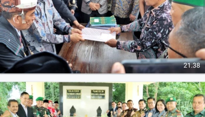 Pemerintah Kabupaten Simalungun Terima Simbol-Simbol Pahlawan Nasional Dari Ahli Waris