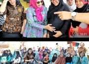 Ny Dharmawati Anton Achmat Saragih Beri Semangat Pada Lansia Balita Ibu Hamil di Acara Kampung Berkwalitas