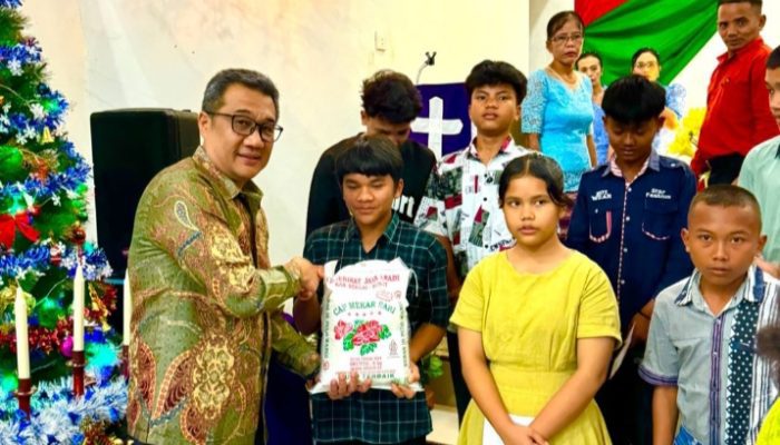 PTPN IV Kebun Bah Birung Ulu Rayakan Natal Oikumene  dan Santun 26 Anak Yatim