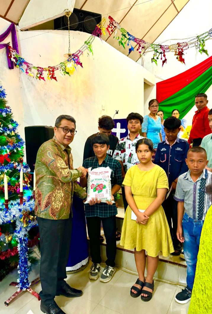 PTPN IV Kebun Bah Birung Ulu Rayakan Natal Oikumene  dan Santun 26 Anak Yatim