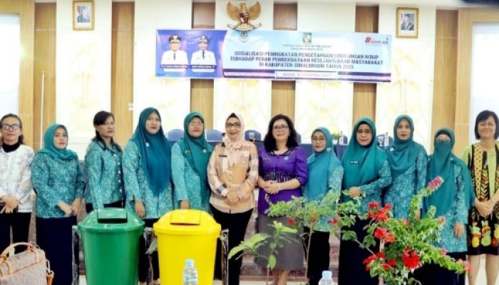 Sosialisasi Lingkungan Hidup PKK simalungun Ditantang Jadi Agen Pembangunan Nagori Hijau