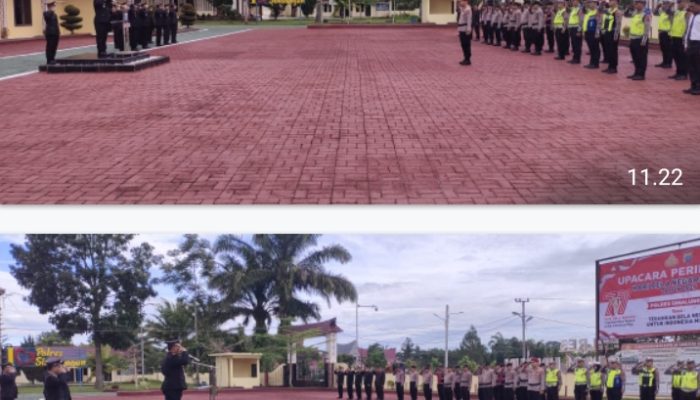 Polres Simalungun Gelar Hari Bela Negara ke -77  Kapolres Wujudkan Semangat Bela Negara Dalam Tindakan  Nyata