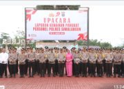 Awali 2026 Dengan Semangat Baru Kapolres Simalungun Pimpin Upacara Korps Rapot, 49 Personil Naik Pangkat Dihari Kedua Tahun Baru
