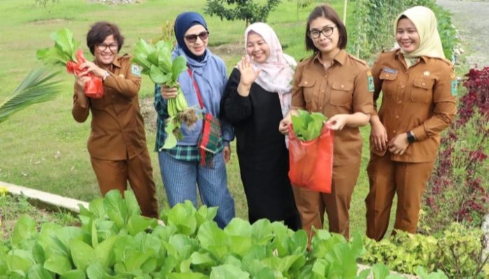 Kunjungan Pokja Bunda PAUD Kabupaten Simalungun Ke Rumah Dinas Bupati Semangat Kejeluargaan dan Ketahanan Pangan