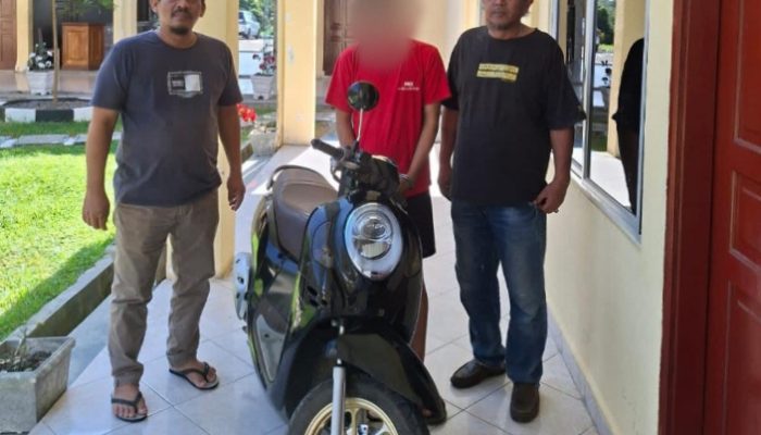 Sat Reskrim Polres Simalungun Berhasil Ringkus Pencuri Speda Motor Pelaku Gasak Motor Teman Sendiri