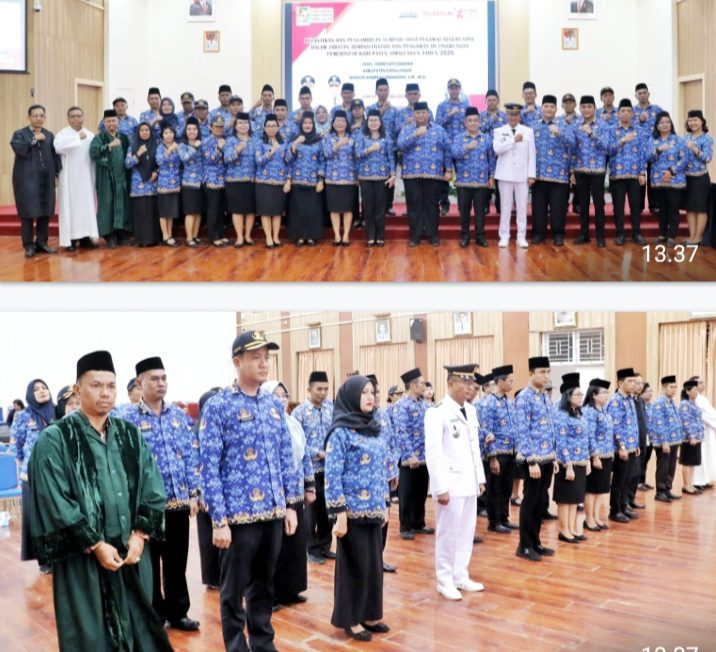 37 Pejabat Administrator dan Pengawas Lingkungan Pemkab Dilantik Tahun 2026
