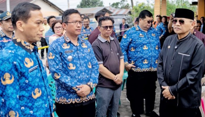 Bupati Simalungun Tinjau Lokasi Kebakaran di Nagori Ujung Bondar Kecamatan Dolok Panribuan