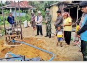 Doa Bersama Awali Pembuatan Sumur Bor di Dusun Raya Mas Oleh Satgas TMMD ke-127 Kodim 0207/Sml