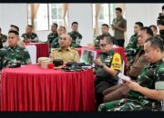 Bupati Simalungun Bersama Forkopimda Sambut Kunker Bersama Tim Wasev TMMD ke-127 Tahun 2026 di Wilayah Kodim 0207/Sml